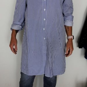 Oak + Fort Tunic Style Button Down